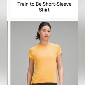 Lululemon Train To Be Short Sleeve Top